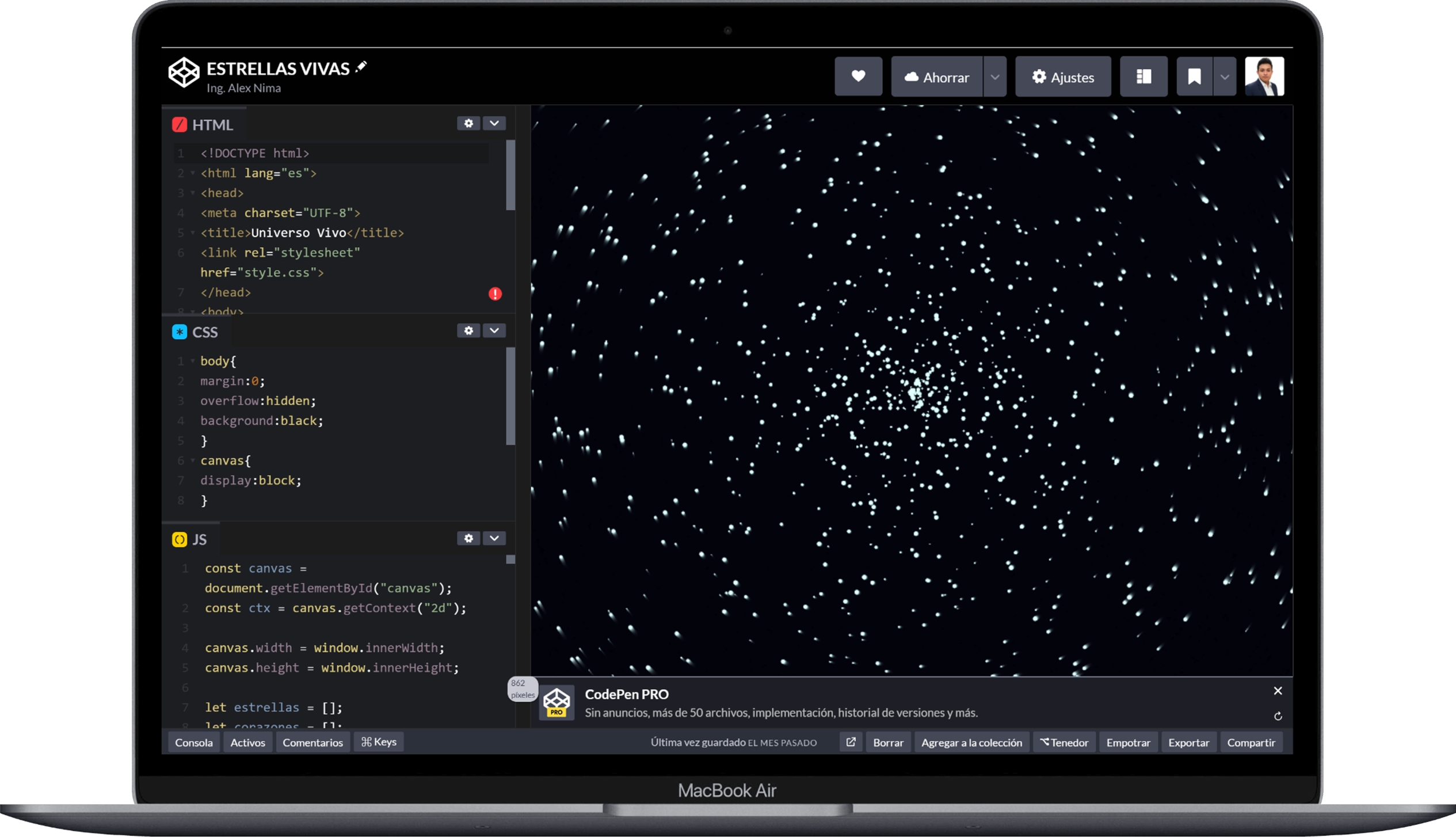 Estrellas vivas